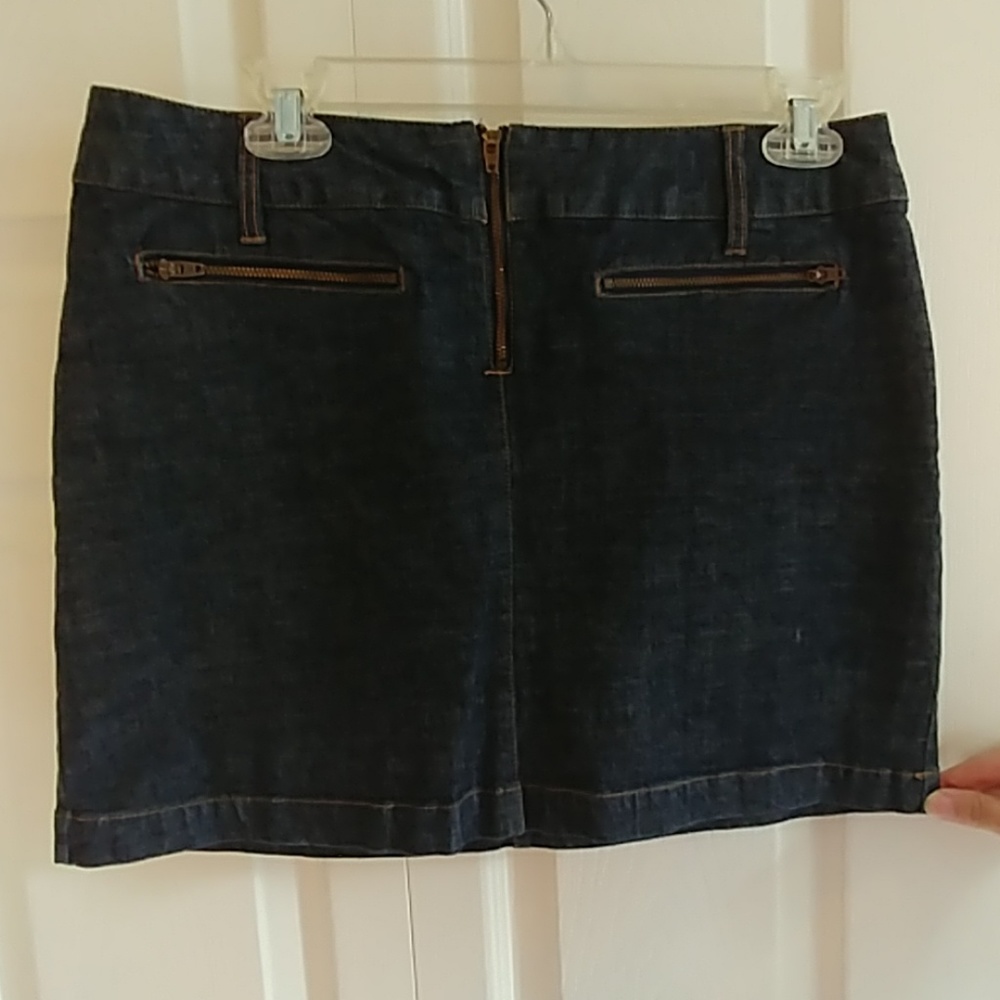 Old Navy denim mini skirt, size 8